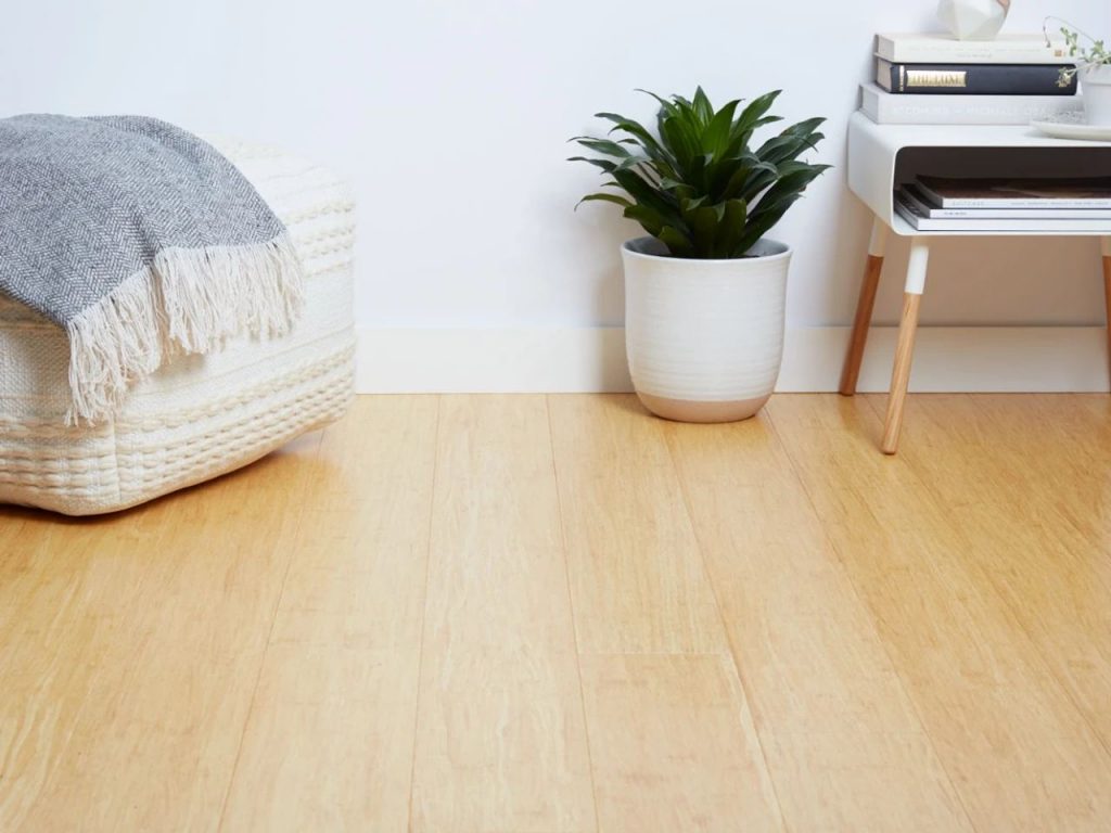 bamboo hardwood in a home