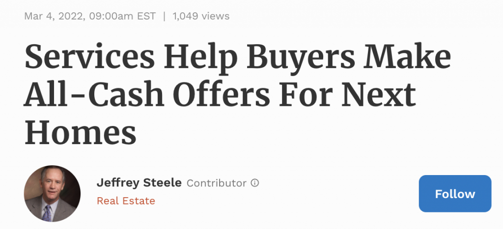 Flyhomes Cash Offer