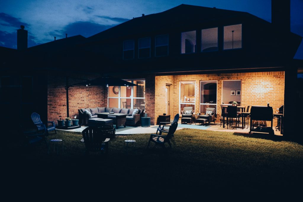 Houston house Backyard