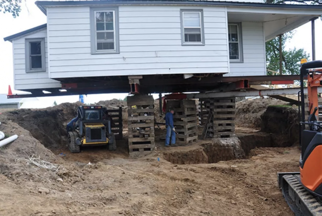 house foundation crack