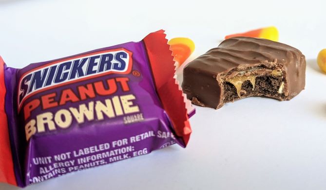 Snickers Peanut Butter Brownie Square