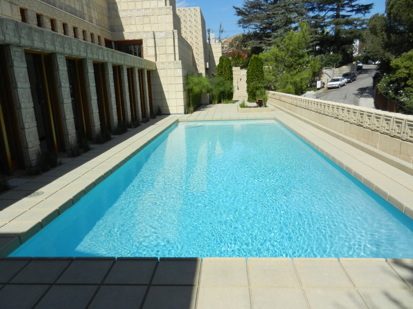 Pool at the Ennis House by Frank Lloyd Wright